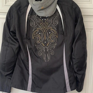 Scorpion ExoWear skeletal Protection Womens Textile Moto Jacket Vest Small